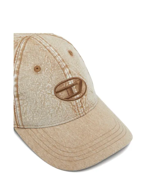 Diesel logo-embroidery baseball cap