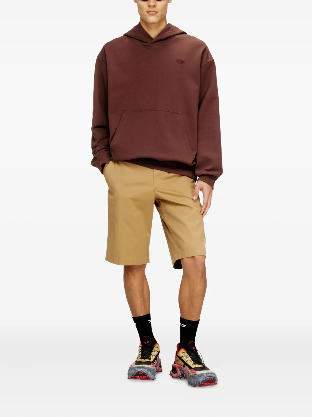 Diesel button-fastening shorts - Beige