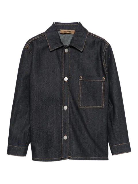 i'm brian buttoned denim jacket
