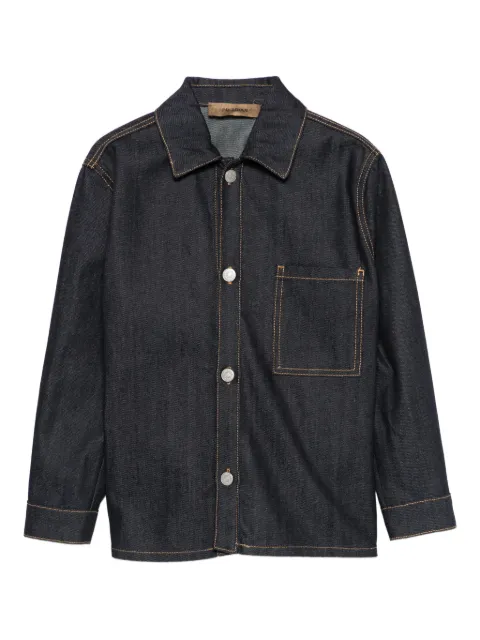 i'm brian buttoned denim jacket
