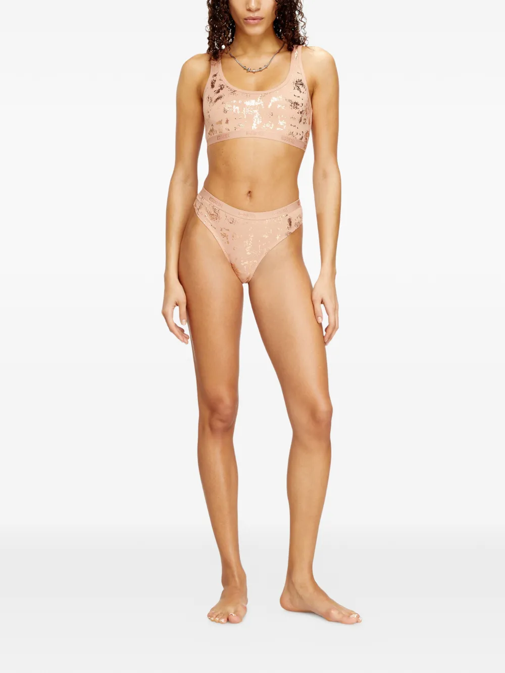 Diesel Stars-Gft string Beige