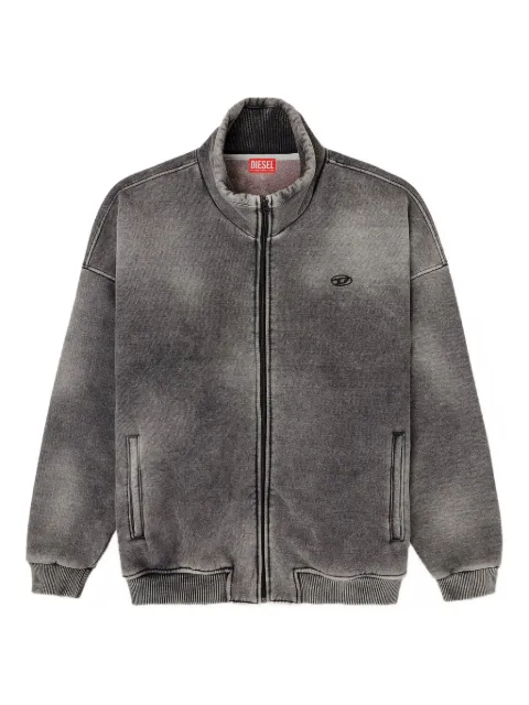 Diesel full-zip embroidered jacket
