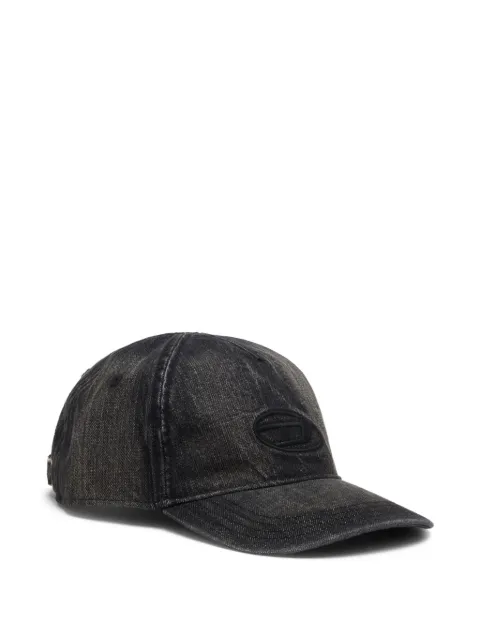 Diesel logo-embroidery baseball cap