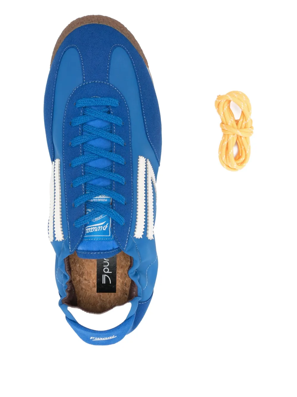 Puraai Panther Lace-up Sneakers In Blue