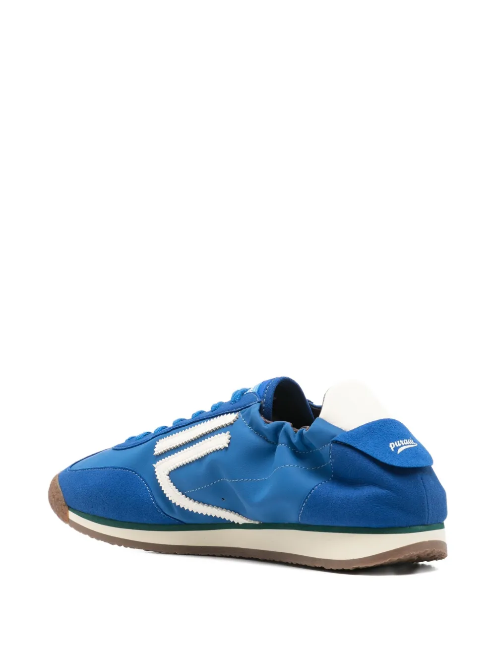 Puraai Panther Lace-up Sneakers In Blue