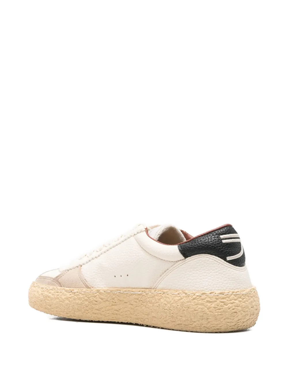 Puraai Vischio gestreepte sneakers Wit
