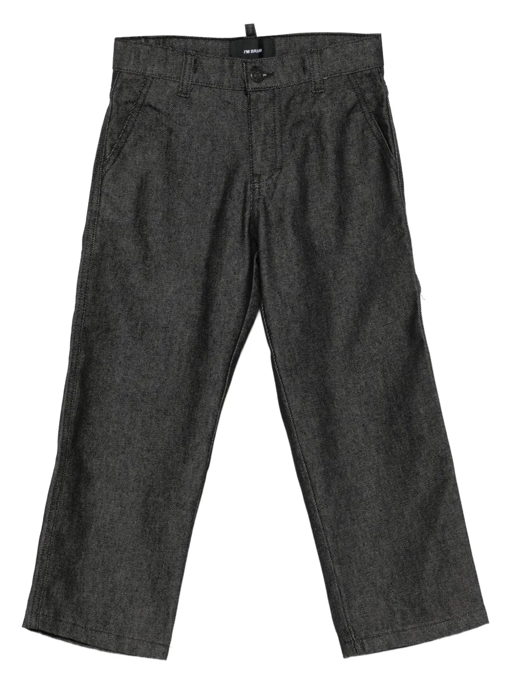i'm brian button-fastening pants | Image 1
