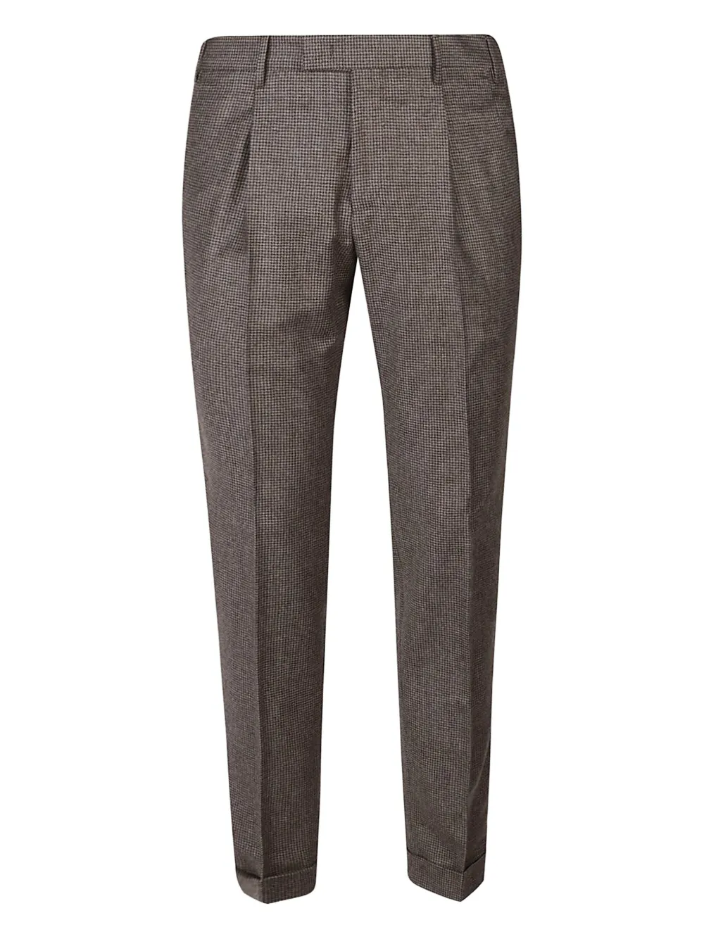 Pt Torino Pleated Trousers In Brown