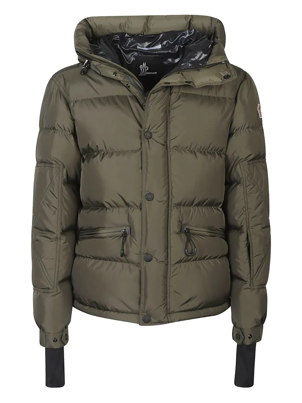 Moncler Grenoble chamarra capitonada con capucha | verde | Image 1