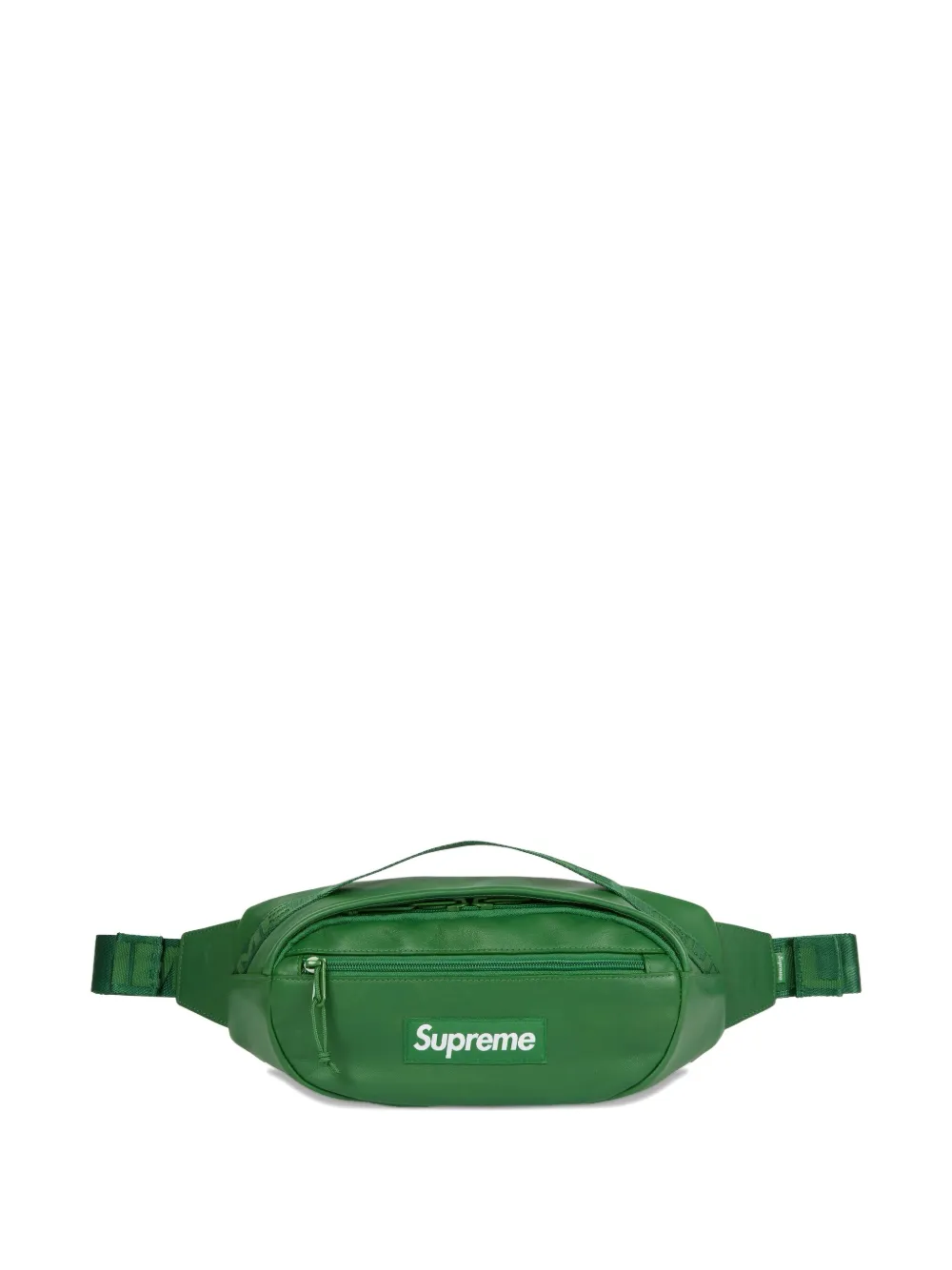 Supreme leather belt bag - Groen
