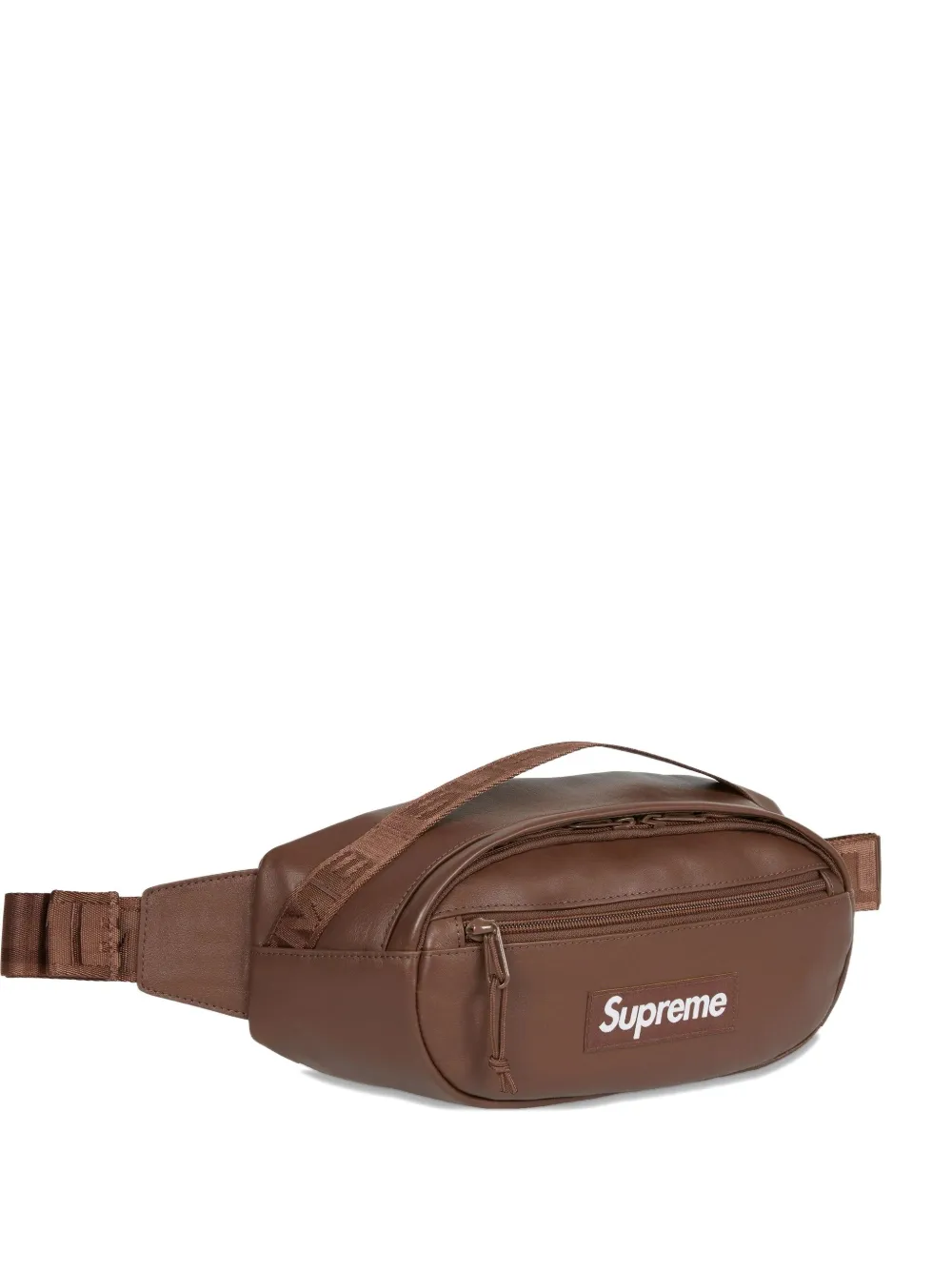 Supreme cangurera con cierre | marrón | Image 1