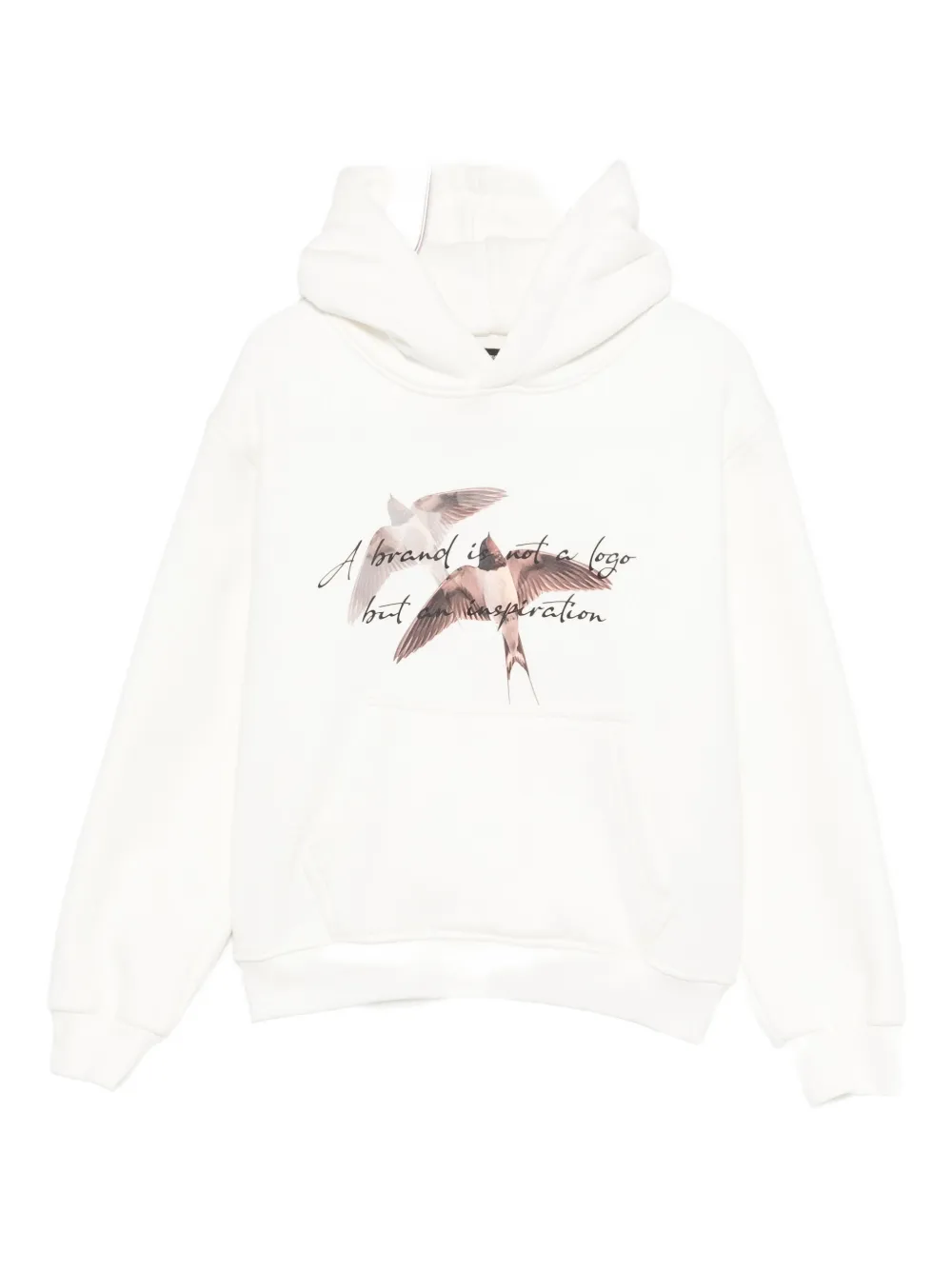 i'm brian graphic-print hoodie - Bianco
