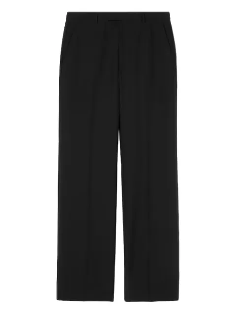 Gucci silk twill trousers