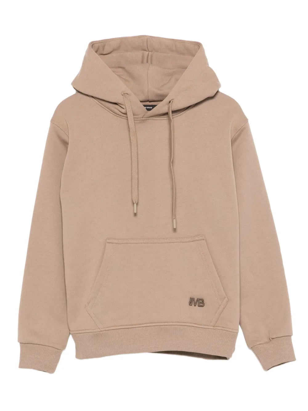 i'm brian Felpa con cappuccio e logo | marrone | Image 1