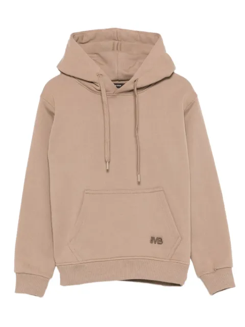 i'm brian logo-detail hoodie