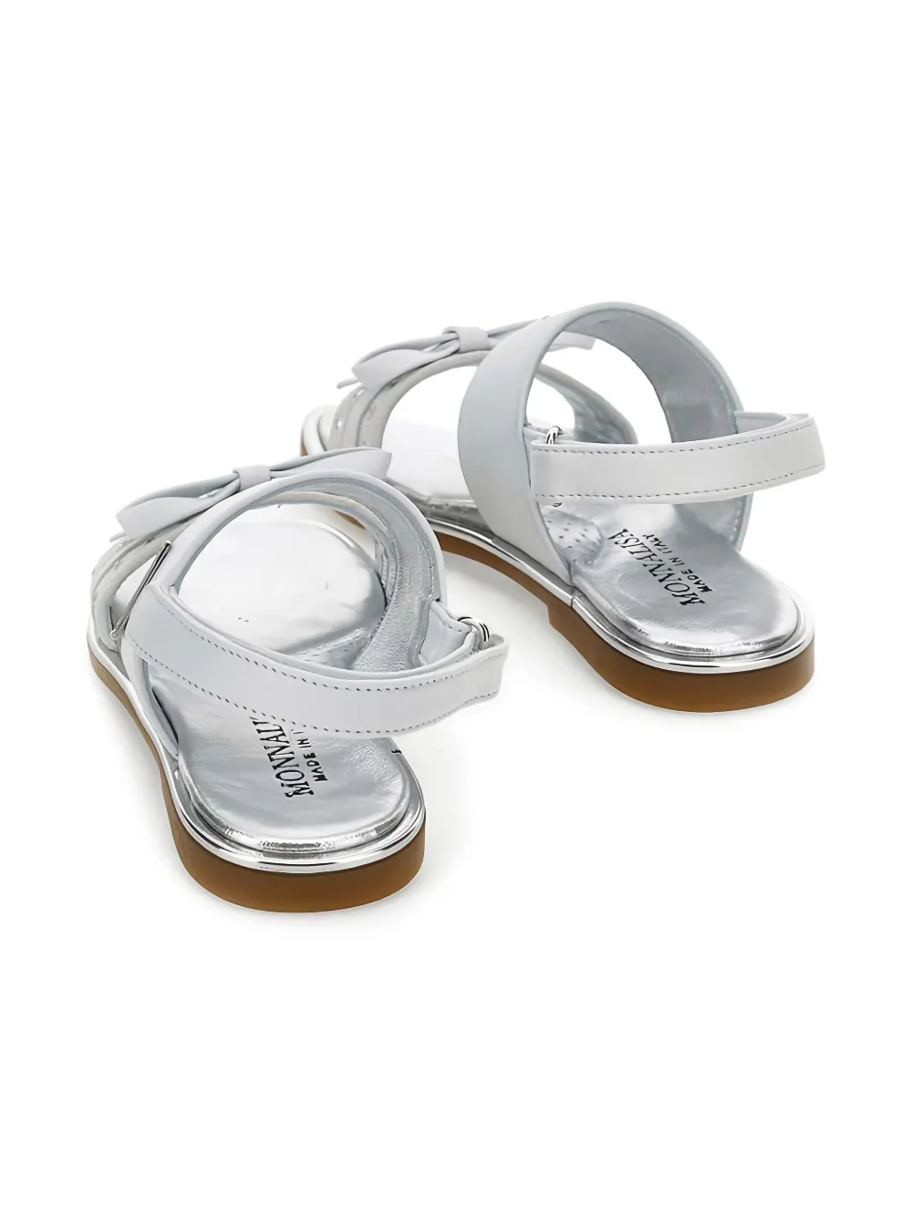 Monnalisa Sandalen verfraaid met strik Wit
