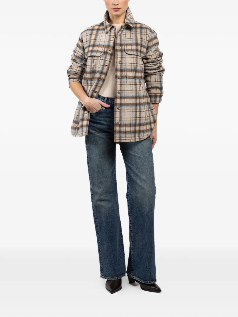 Veronica Beard Mikaela plaid jacket | Oversized Jackets | Image 2