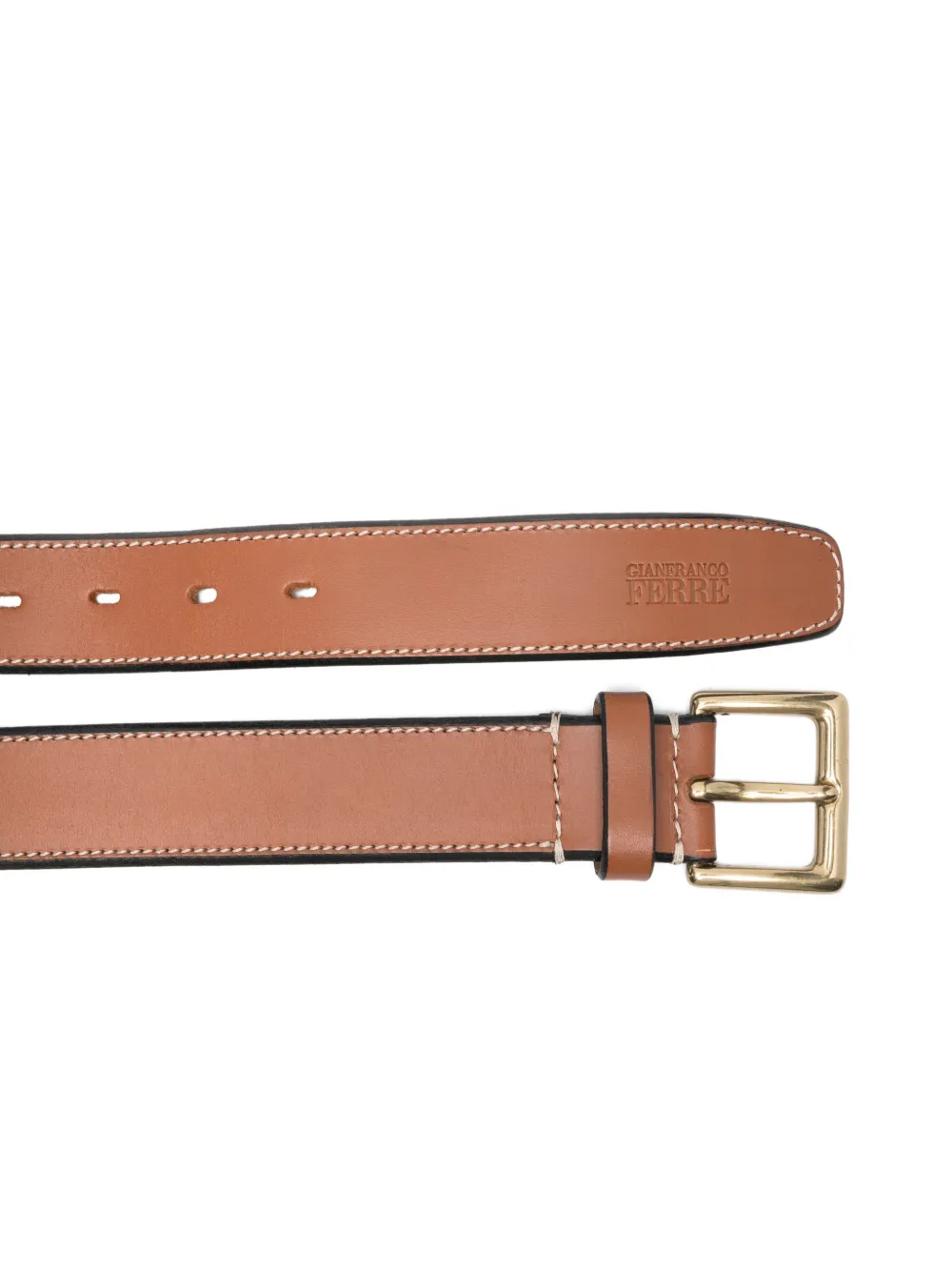 Gianfranco Ferré Pre-Owned 1990s Gürtel mit Ziernähten | Herren | Image 2