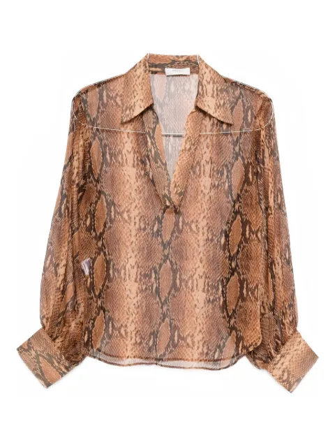 NINA 14.7 snake print ml pitone top