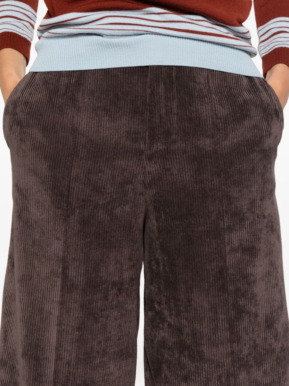 Nina 14.7 Corduroy Shorts In Brown
