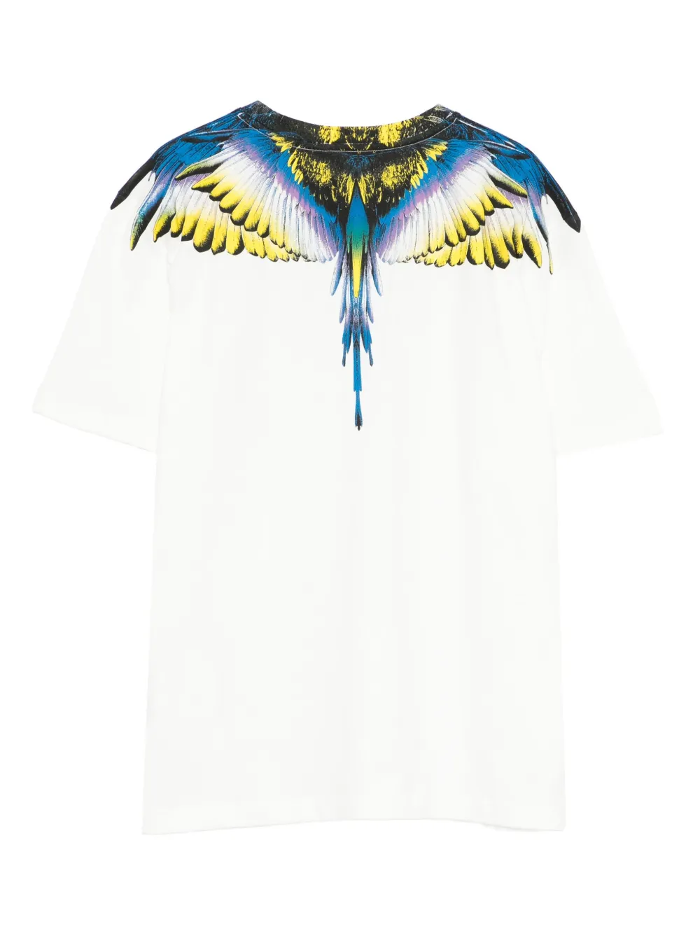 COUNTY OF MILAN KIDS T-shirt met vleugelprint Wit