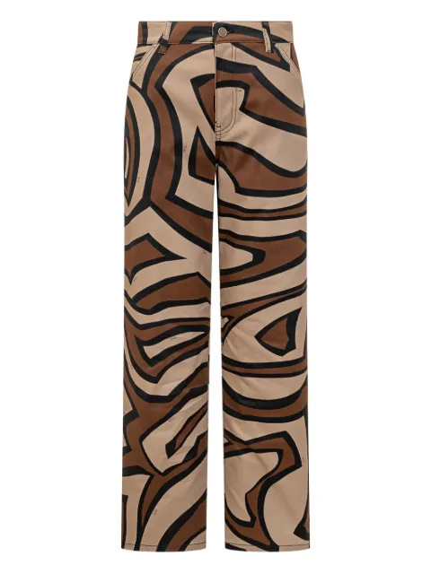 PUCCI bottuned print trousers