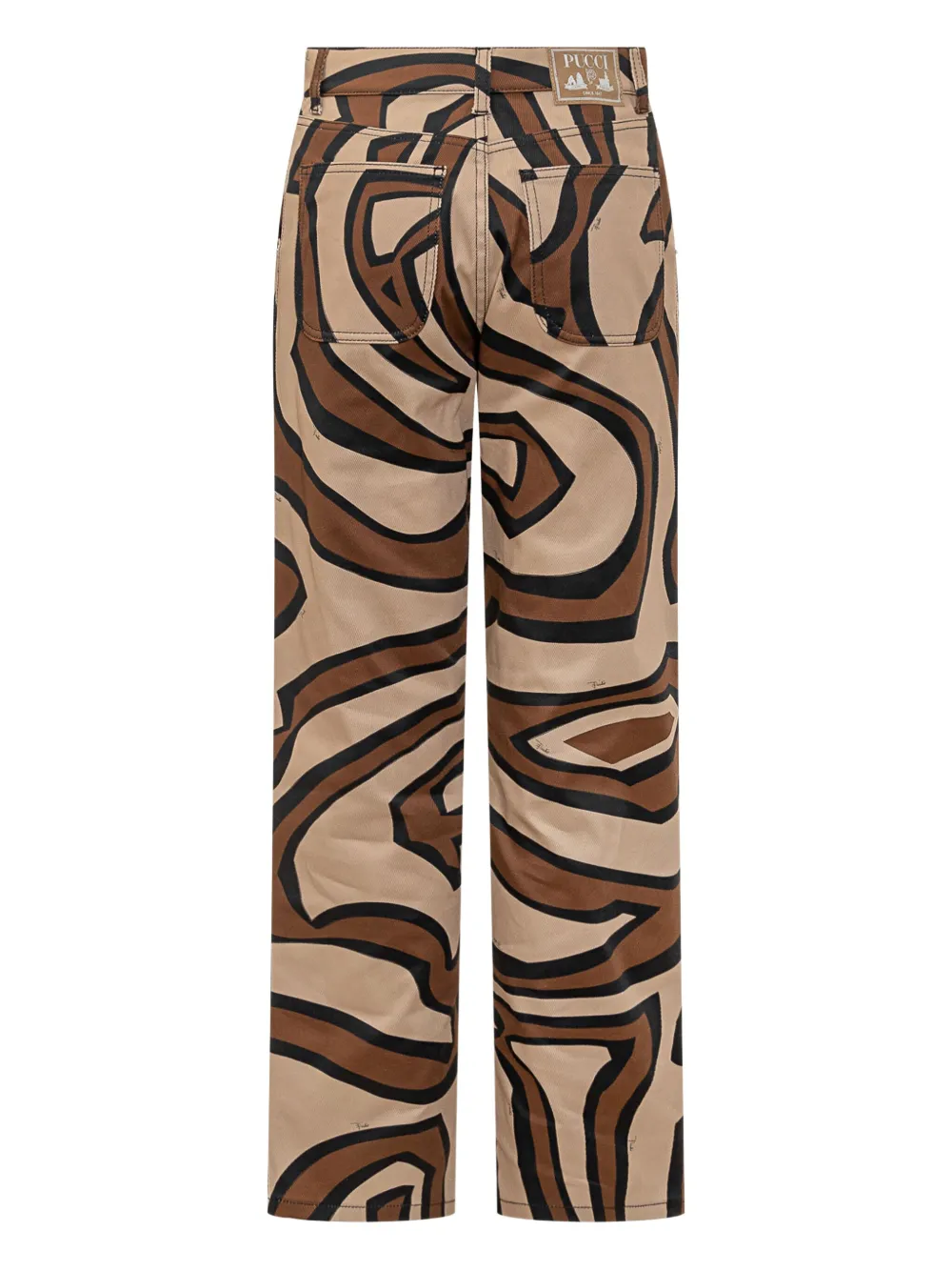 PUCCI bottuned print trousers - Beige