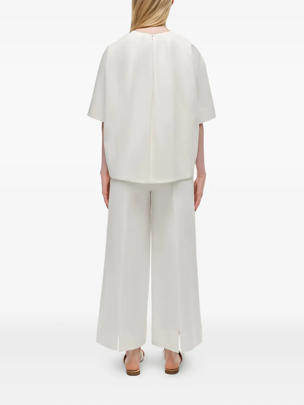 Simkhai Aude Short-sleeve Top In White