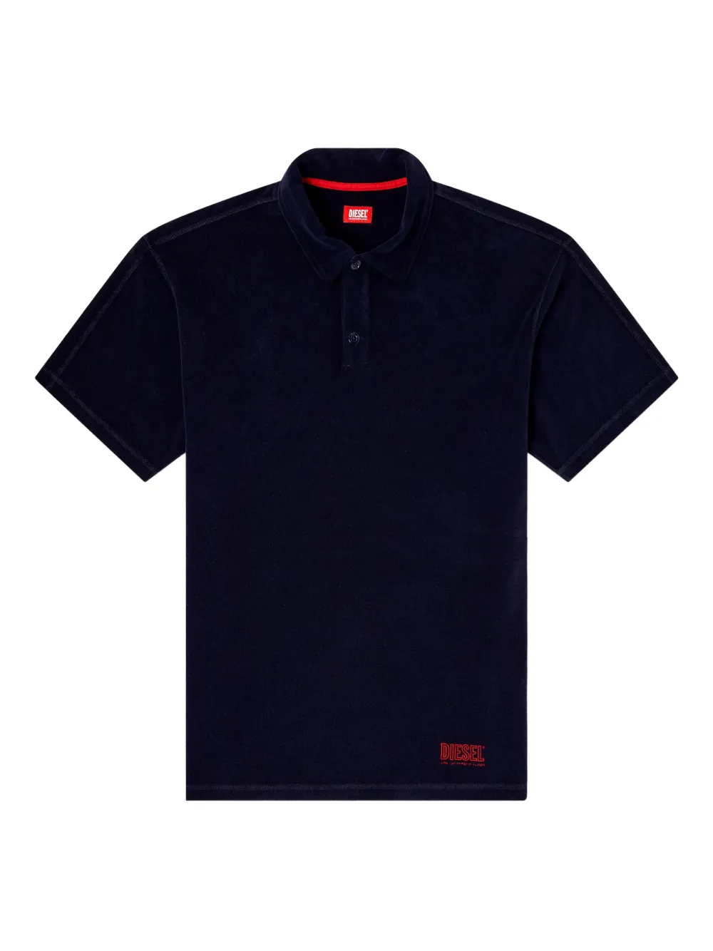 Diesel Joshua-D-Core embroidered-logo polo shirt - Blu
