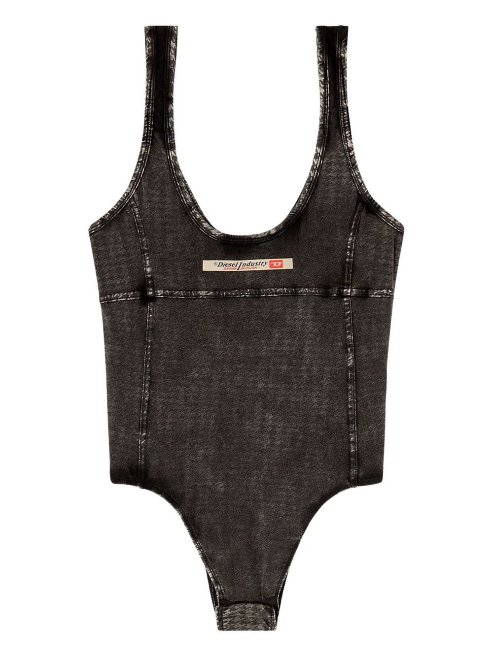 Diesel Phoebe-Dnm sleeveless bodysuit - Grigio