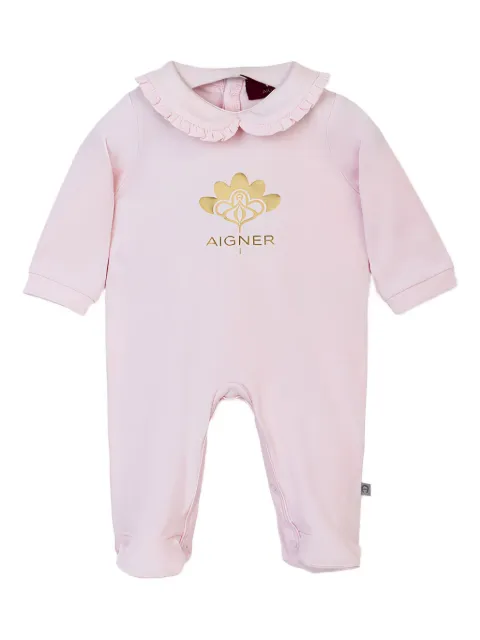 Aigner Kids pijama con detalle de volantes