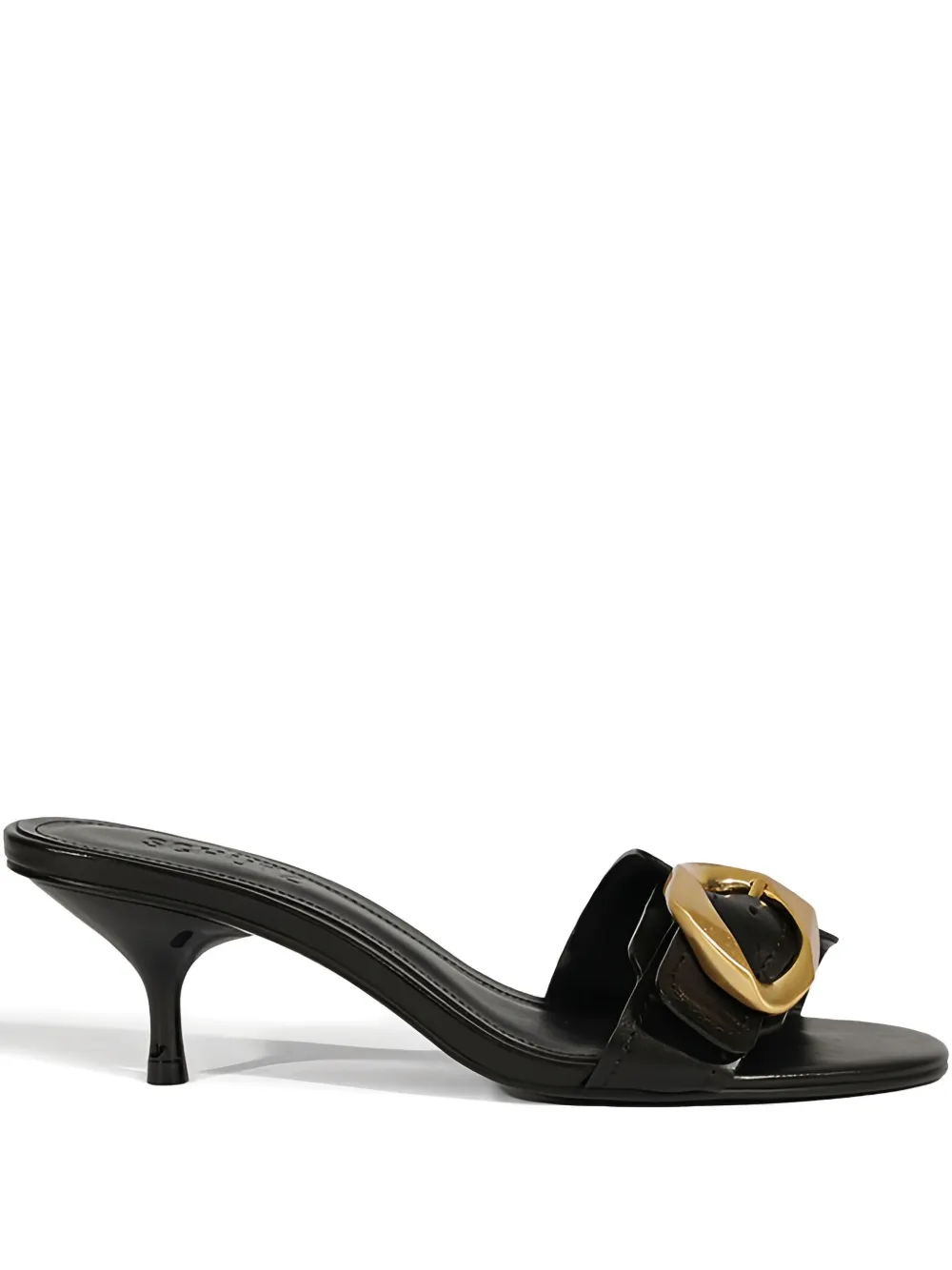 Schutz 50 Mm Olga Buckle-detail Sandals In Black