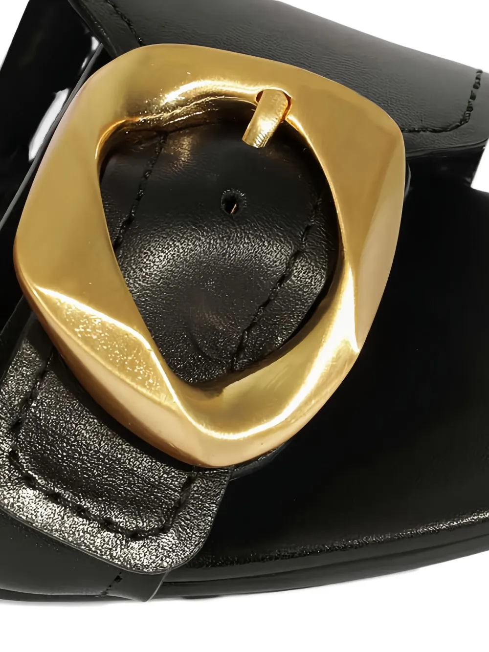 Schutz 50 Mm Olga Buckle-detail Sandals In Black