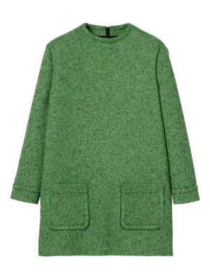 Gucci Brushed Mohair Jumper Dress | Green | FARFETCH