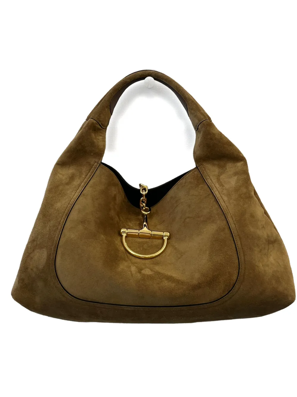 Gucci softbit horsebit handbag - Bruin