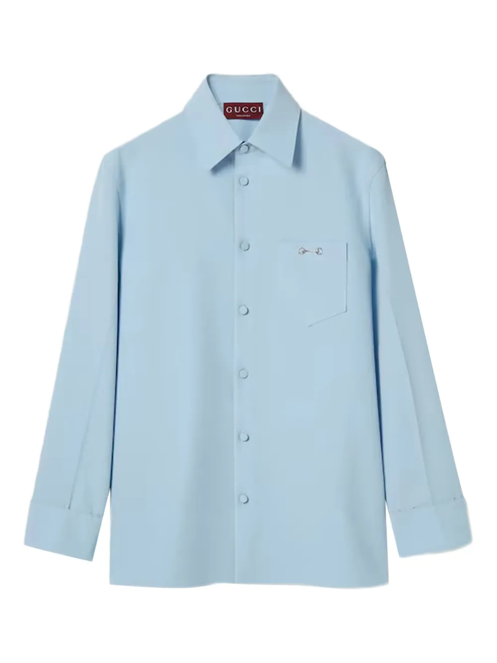 Gucci Pocket Skinny Shirt - Blue