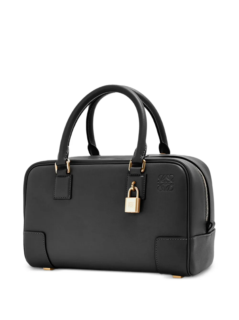 LOEWE Amazona 23 Bag in Nappa Calfskin in Black, view 5
