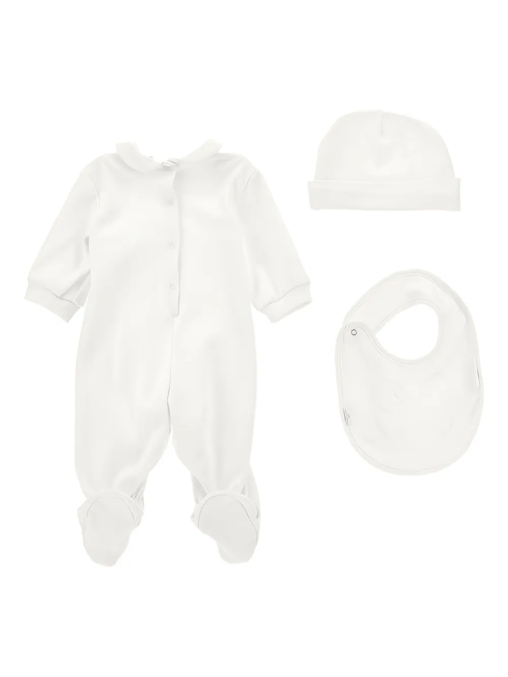 Monnalisa bow-detail cotton set (set of three) | Babygrow Sets | Image 2