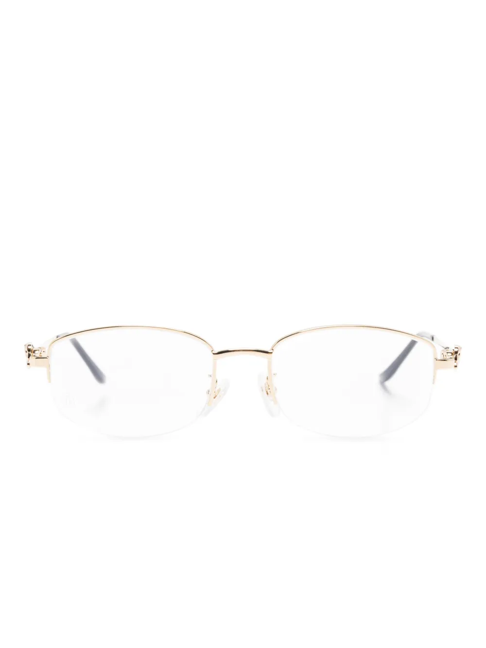 Cartier Eyewear Panthère de Cartier メガネフレーム - ゴールドトーン