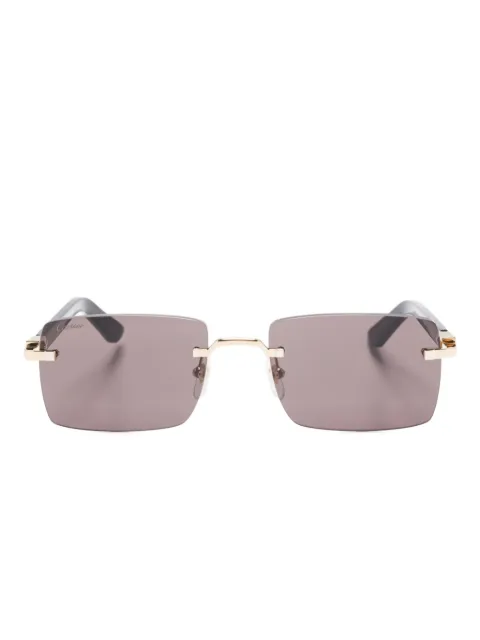 Cartier Eyewear lentes de sol con armazón rectangular