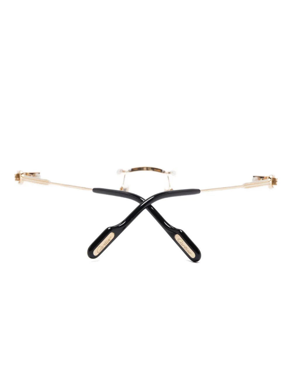 Cartier Square-frame Rimless Glasses In White | ModeSens