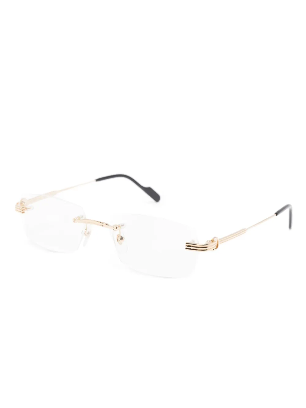 Cartier Eyewear square-frame rimless glasses | Men | Image 2
