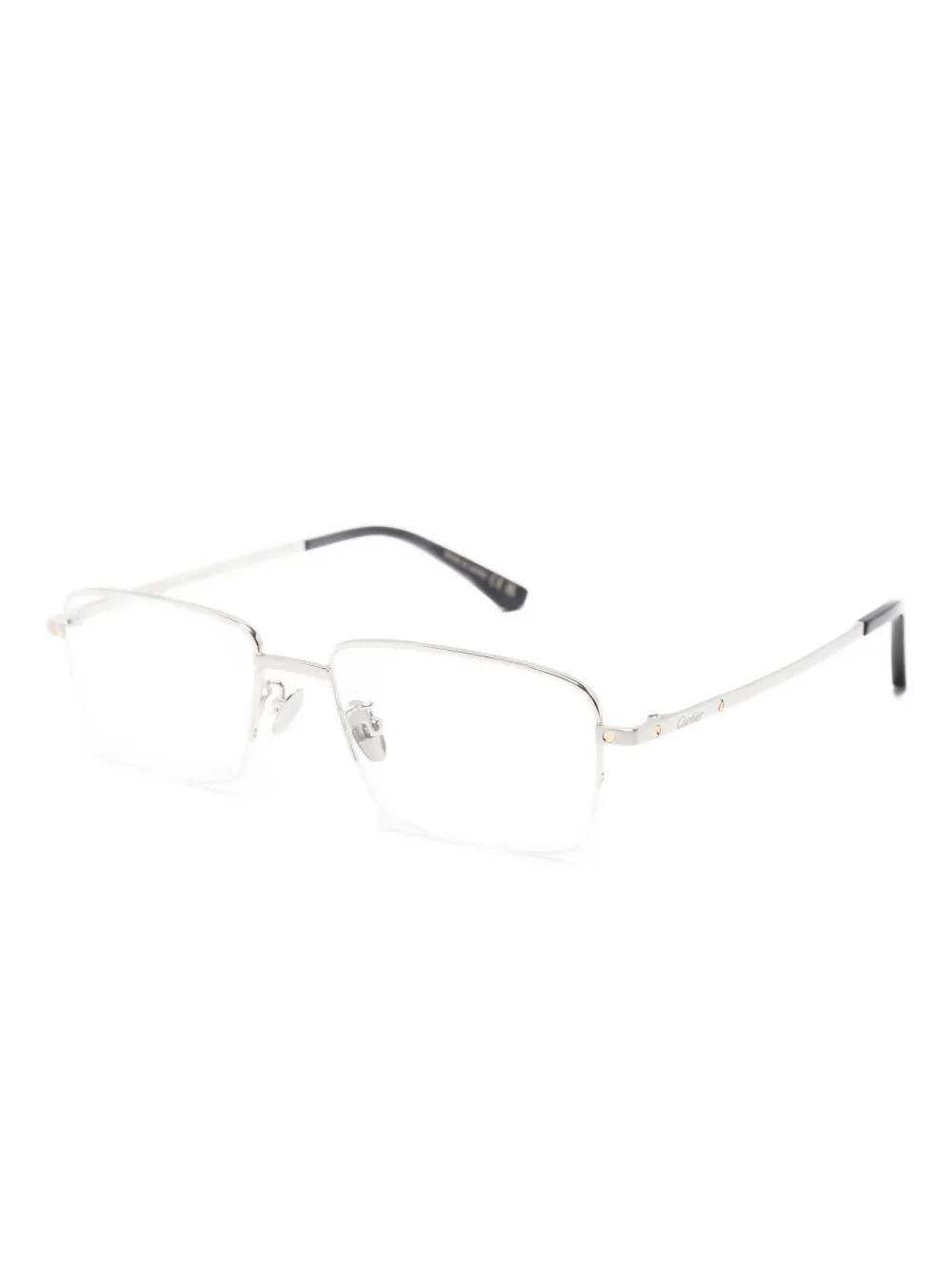 Cartier Eyewear rectangle-frame glasses | Men | Image 2