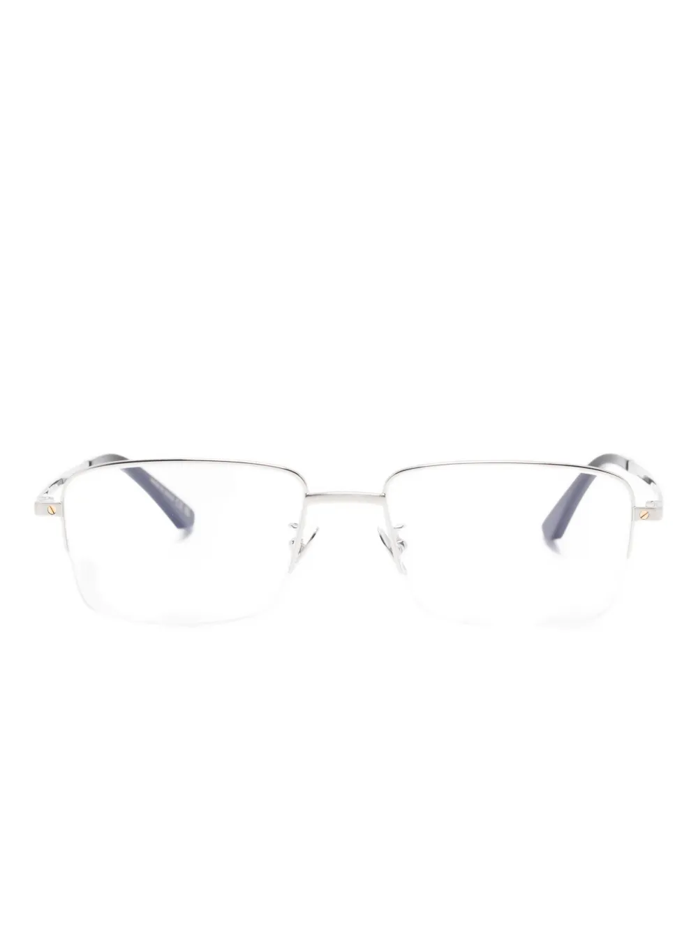 Cartier Eyewear rectangle-frame glasses | Silver | Image 1