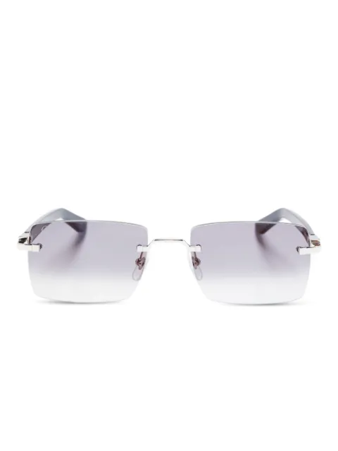 Cartier Eyewear rectangle-frame rimless sunglasses
