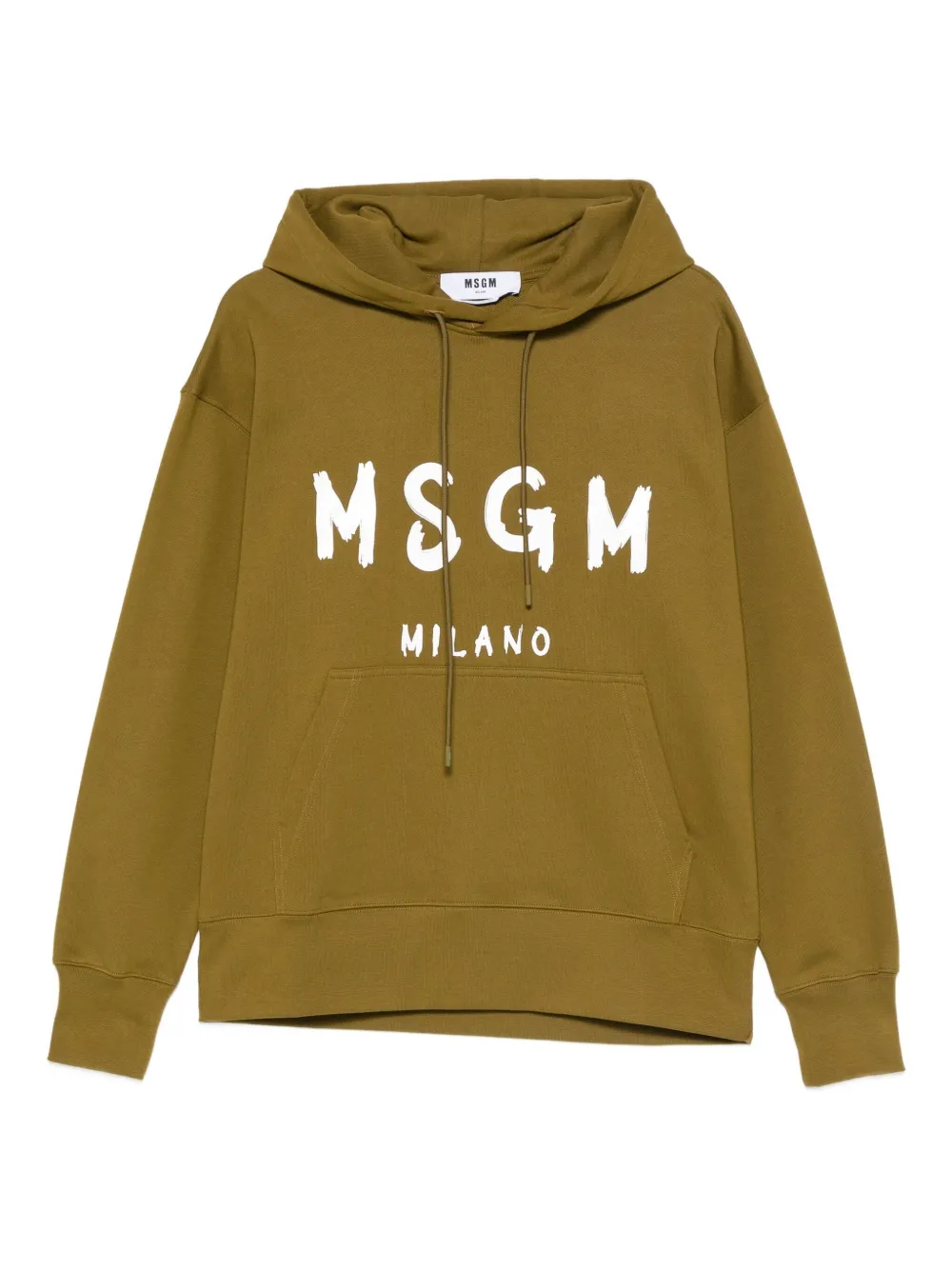 MSGM sudadera con logo estampado | verde | Image 1