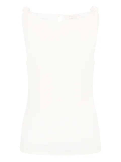 Faithfull the Brand Flor knot-detail top