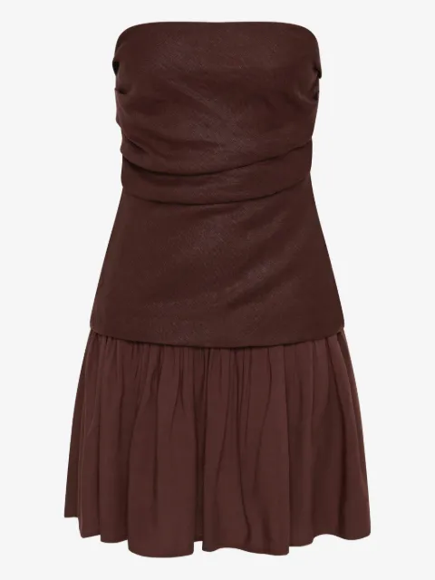 Faithfull Hedy square-neck mini dress