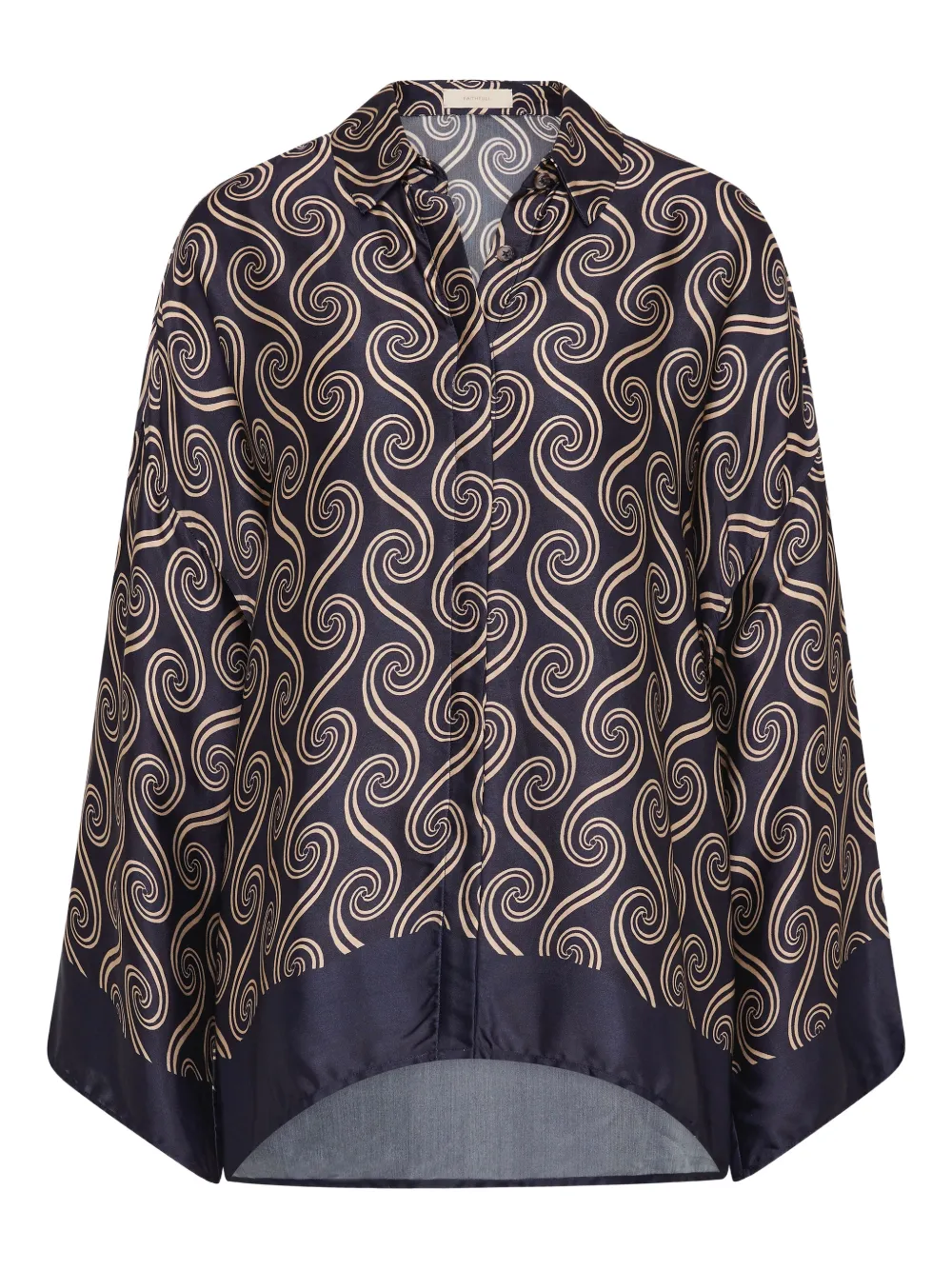 Faithfull the Brand Cora printed shirt - Blu