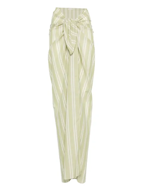 Faithfull the Brand Lomas Ombre striped pareo maxi skirt